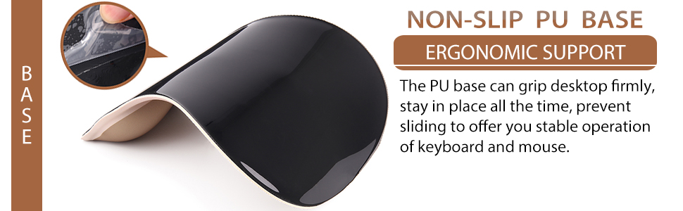 NON-SLIP PU BASE