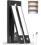 AMETHEUS Wireless Under Cabinet Lights, 80 LED Magnetic Dimmable Motion Sensor with 3 Color Temps...