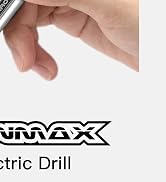 AM ARROWMAX Electric Mini Drill Pen, 4-Speed, 10 Small Drill Bits with Aluminium Box, LED Lights,...