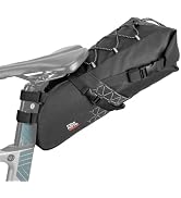 KEMIMOTO Bike Seat Bag, Expandable 11L Saddle Pouch Fully Waterproof Bikepacking, Road Bicycle Re...