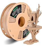 OVV3D Wood PLA Filament 1.75mm, 3D Printer Filament, White Oakwood PLAFilament More Than 30% Real...
