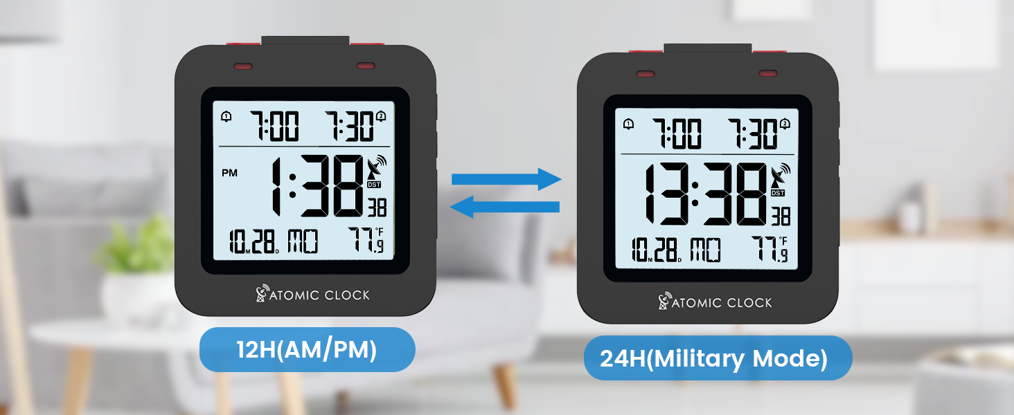 small bedside clock