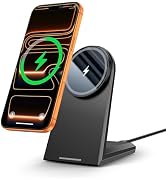 NANAMI 25W Magnetic Wireless Charger Stand, Fast Magnetic Phone Charger | N52 Alignment, 360° Adj...