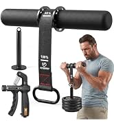 FitBeast Wrist Roller Forearm Strengthener with Grip Trainer & Loading Pin | Thicker Handles, Adj...