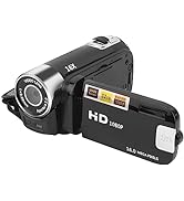 Zopsc Video Camera Camcorder, Full 1080P Digital Camera Recorder, 2.7 Inch Colourful Display Scre...
