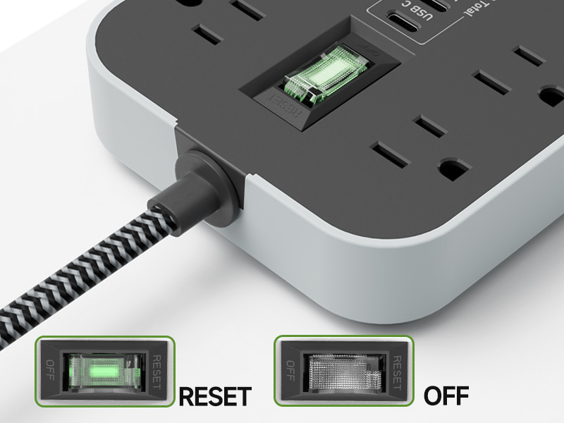 overlaod switch with automatically shuts off