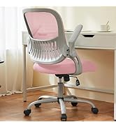 Sweetcrispy Home Office Computer Desk Chair, Ergonomic Mid-Back Mesh Rolling Work Swivel Task Cha...