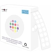PARLAIM 0.25 Inch Color-Code Dot Stickers,1000 Stickers Roll Coding Label Sticker for Office,Stud...