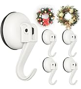 Ofiray-home Wreath Hangers, 4 Pack Heavy Duty Wreath Hangers for Front Doors/Windows/Over Door, N...