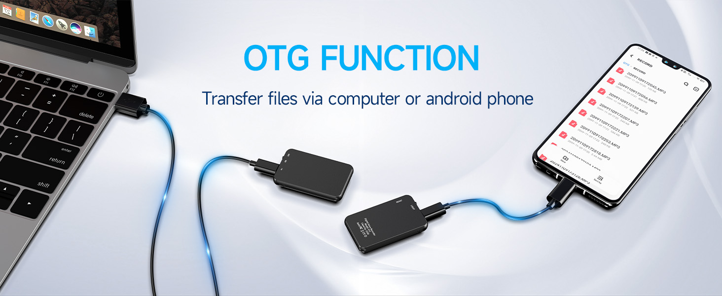 OTG function transfer files via computer or android phone