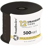 SOUTHWIRE COMPANY LL 22964158 Southwire Building Wire Stranded Copper 12 Ga, 1 Conductor 20 Amp 6...