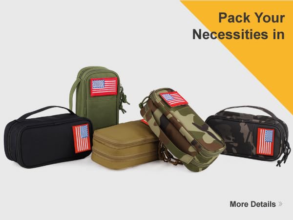 Tactical Pencil Case for Boy,Large Capacity Pencil Pouch,Marker Organizer Case Pen Box