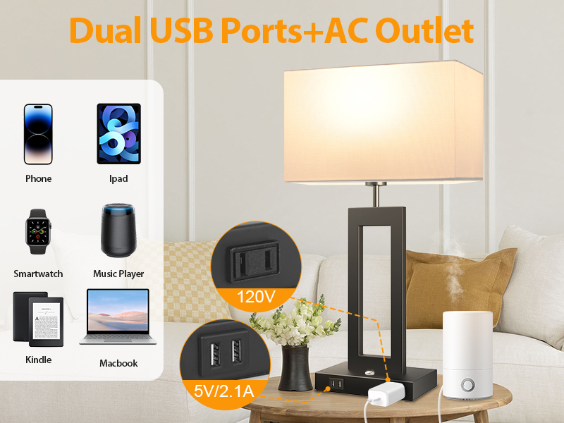 table lamps with usb ports