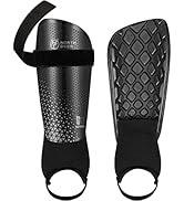 Northdeer Soccer Shin Guards for Kids Youth Adults with Adjutable Ankle Straps - Protective Socce...