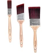 ROLLINGDOG Paint Brushes for Walls - Paint Brush,Ergonomic Trim Paint Brush for Cutting in and De...