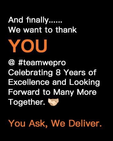 Wepro Band Team Appreciate