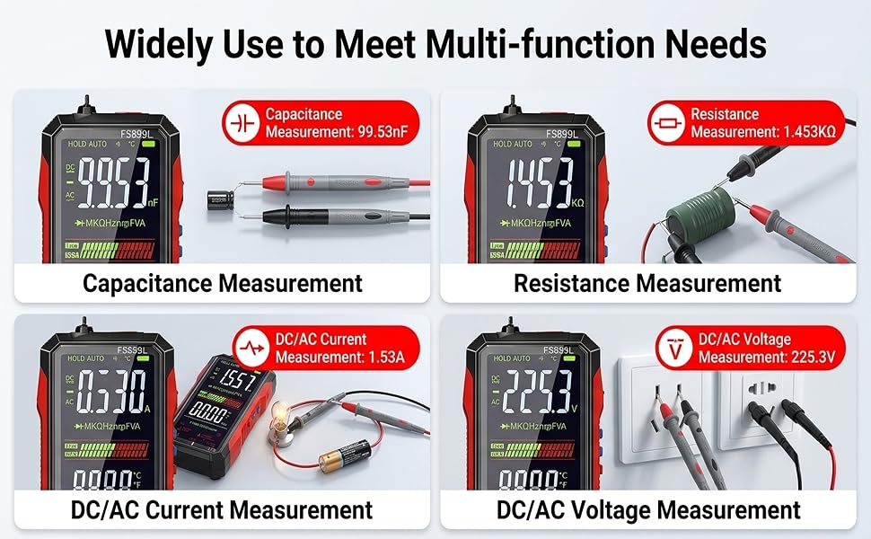 multi meter digital multimeter tester