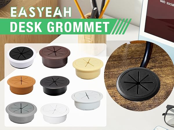 2 inch desk grommet cable pass through wall grommet wall cord covers