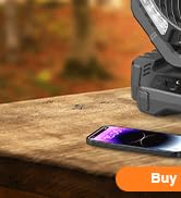 40000mah battery operated camping with light and remote