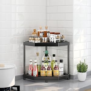 kitchen corner shelf countertop