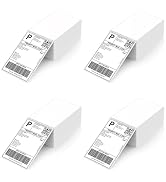 Anylabel 4" x 6" Fanfold Direct Thermal Labels for White Mailing Address Postage Shipping Commerc...