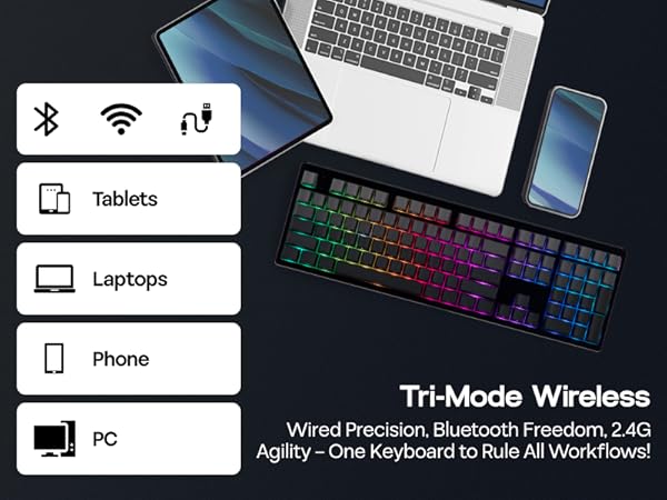 TH108 Wireless Gaming Keyboard