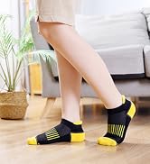 Eyean Kids Athletic Half Cushioned Ankle Socks Boys Girls Cotton Sport Low Cut Socks 6 Pairs