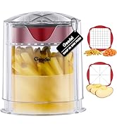 French Fry Cutter, Professional Home Style Onion Chopper, Vegetable Chopper Dicer Manual, Easy to...