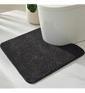TYUU Toilet Rug, Ultra Soft Toilet Rugs U Shaped Machine Washable Non Slip Absorbent Quick Dry To...