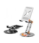 Briteroh All-Metal Cell Phone Stand 360° Rotatable & Height Adjustable - 25KG Super Load-Bearing,...