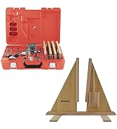 Big Horn 70165 Bore Master Door Lock Installation Kit with Door Holder Replace Templaco BJ-115-C3...