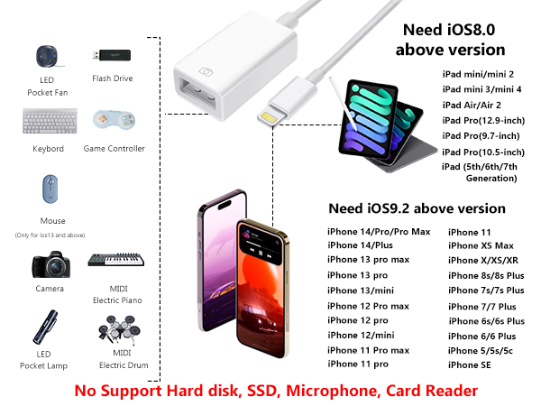 Lightning to USB Adapter