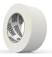 Lockport White Gaffers Tape 2 inch x 45 Yards - Pro White Gaff Tape - No Residue, Water Resistant...