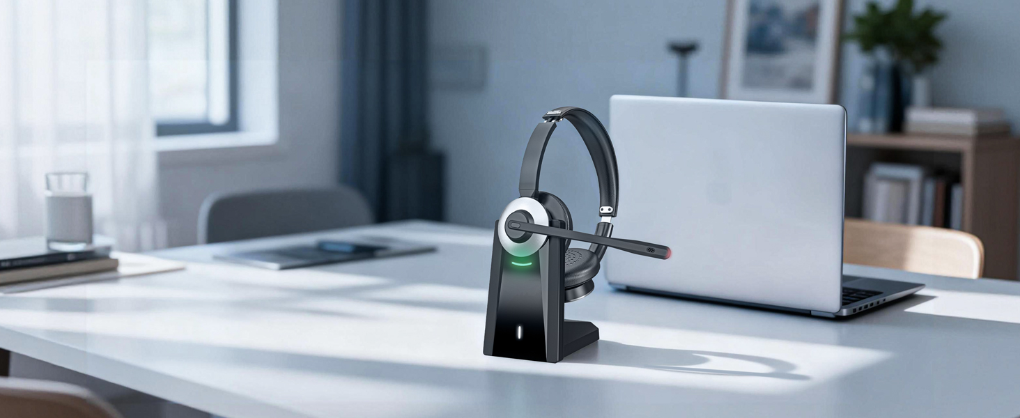 wireless headset with mic