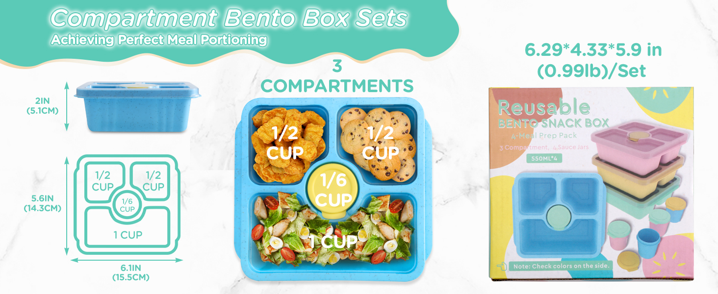divided food storage containers