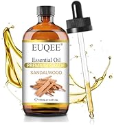 EUQEE Sandalwood Essential Oil(4 oz/118 ml) Sandalwood Oil Oil with Glass Dropper, Great for Diff...
