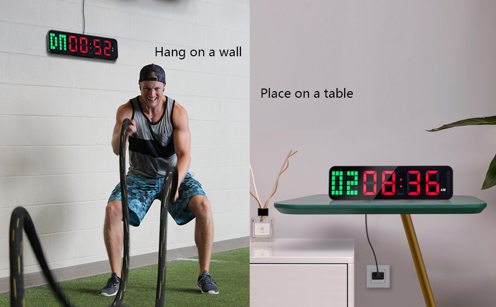 wall clock for home gym