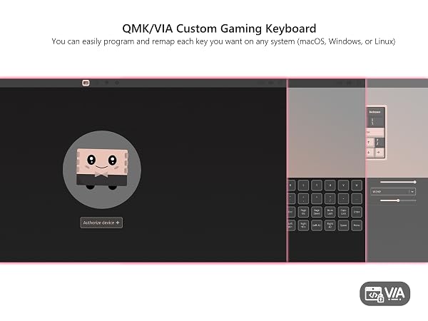 keyboard pink