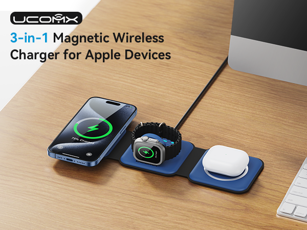 wireless charger in working desk