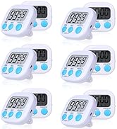 Mwellewm 12Pcs Digital Timers for Classroom Kitchen Timers for Cooking Small Magnetic Stopwatch M...