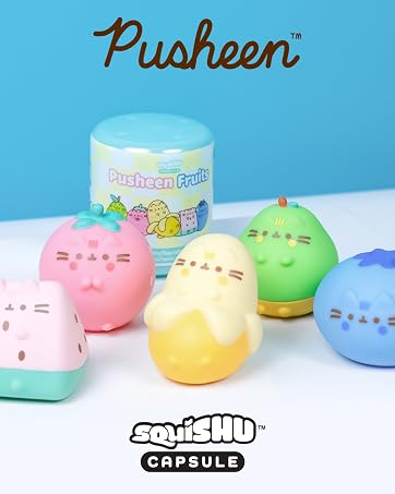 Pusheen Fruits Capsule Blind Box Water Filled Squishy Toy