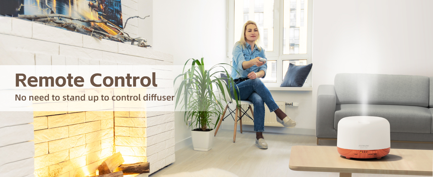 air diffuser with remote control