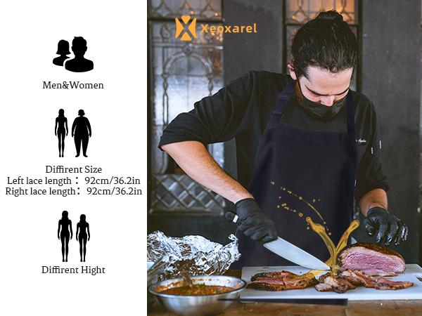 black apron for men