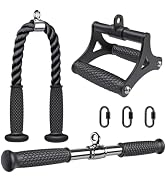 Kipika Tricep Pull Down Attachment, Cable Machine Accessories for Home Gym, Cable Machine Attachm...