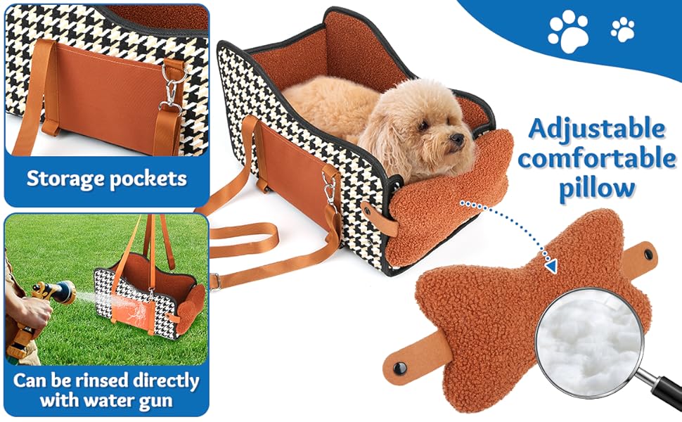 dog console car seats for small dogs