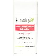 kosmatology Goody-Goody Grapefruit Organic Moisturizing Lotion Bar | Vegan and Cruelty-Free | Mes...