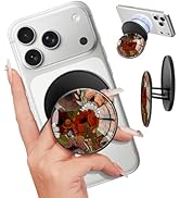 LISEVO Magnetic Phone Grip Compatible with MagSafe - Magnet Phone Grip Stand Magnetic Removable F...