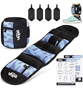 Vergali Ankle Weights for Women and Men. Adjustable, Comfy 5 lb Pair of Leg Wrist Arm Weights (2....