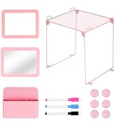 Fippy Pink locker accessories kit, locker decorations for girls, cute locker set includes locker ...