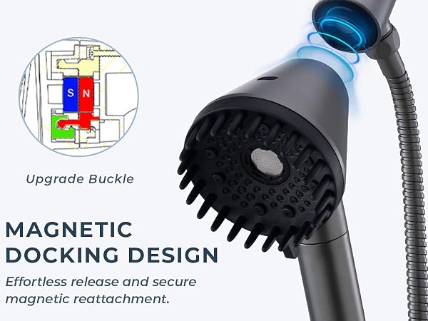 MAGNETIC SHOWER HED WITH HANDHELD
